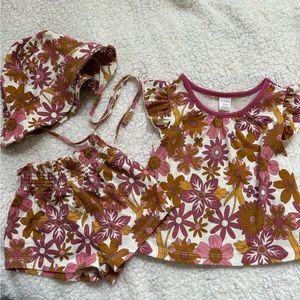 Toddler 3 piece floral set
